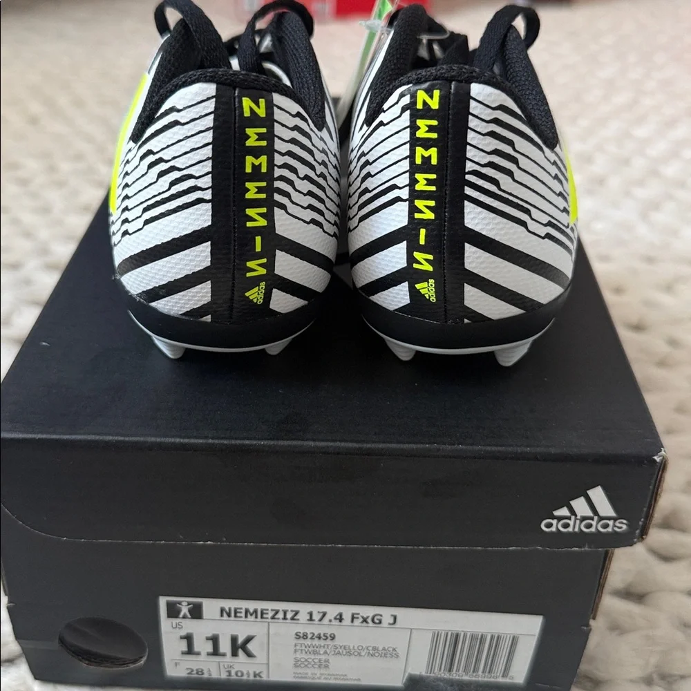 Adidas Nemeziz 17.4 FxG J Soccer Cleats Youth 11K NWT